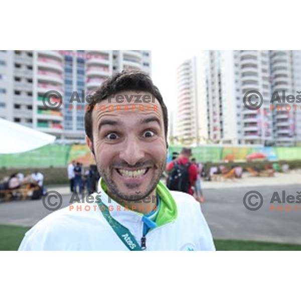 press conference of Slovenia Olympic team in Olympic Village, Rio de Janeiro 2016 Olympic games on August 4, 2016