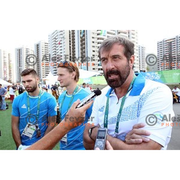 press conference of Slovenia Olympic team in Olympic Village, Rio de Janeiro 2016 Olympic games on August 4, 2016