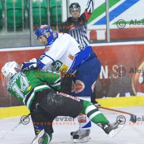 Dejan Kontrec gets hit by Danny Bousquet 