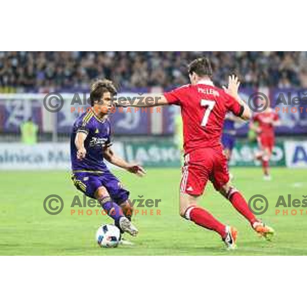 Damjan Bohar of Maribor in action during football match between Maribor and Aberdeen, 3rd qualifying round of UEFA Europa League 2016/17, played in Ljudski vrt, Maribor, Slovenia on August 4, 2016
