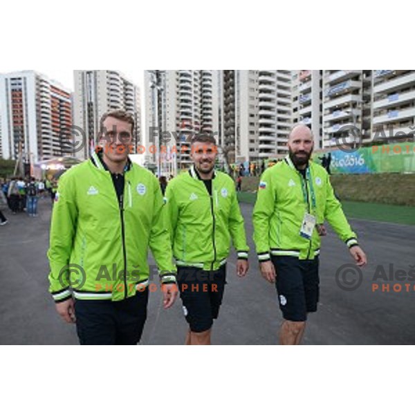 Team Welcome Ceremony of Slovenia Olympic team in Olympic Village, Rio de Janeiro 2016 Olympic games on August 4, 2016