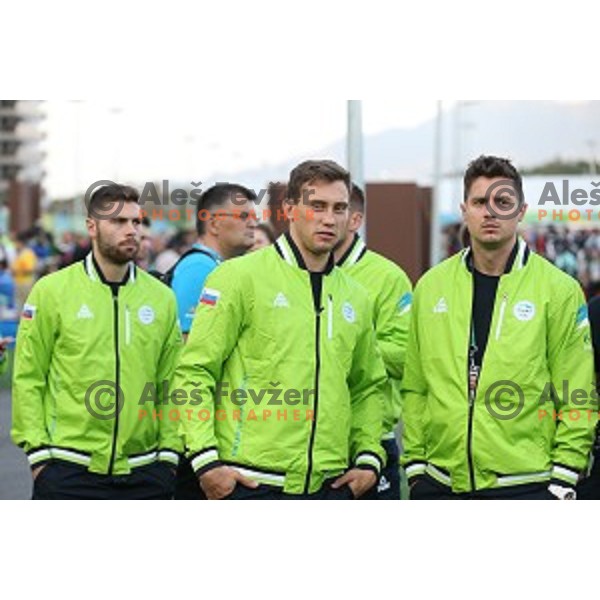 Team Welcome Ceremony of Slovenia Olympic team in Olympic Village, Rio de Janeiro 2016 Olympic games on August 4, 2016