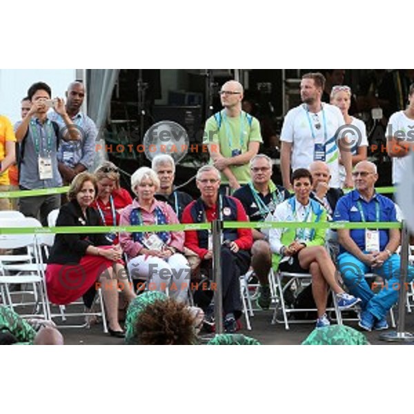 Team Welcome Ceremony of Slovenia Olympic team in Olympic Village, Rio de Janeiro 2016 Olympic games on August 4, 2016