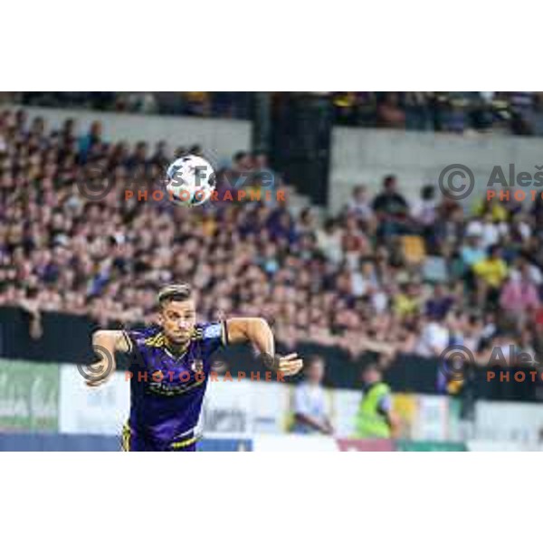 Denis Sme of Maribor in action during football match between Maribor and Aberdeen, 3rd qualifying round of UEFA Europa League 2016/17, played in Ljudski vrt, Maribor, Slovenia on August 4, 2016