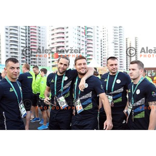 Team Welcome Ceremony of Slovenia Olympic team in Olympic Village, Rio de Janeiro 2016 Olympic games on August 4, 2016