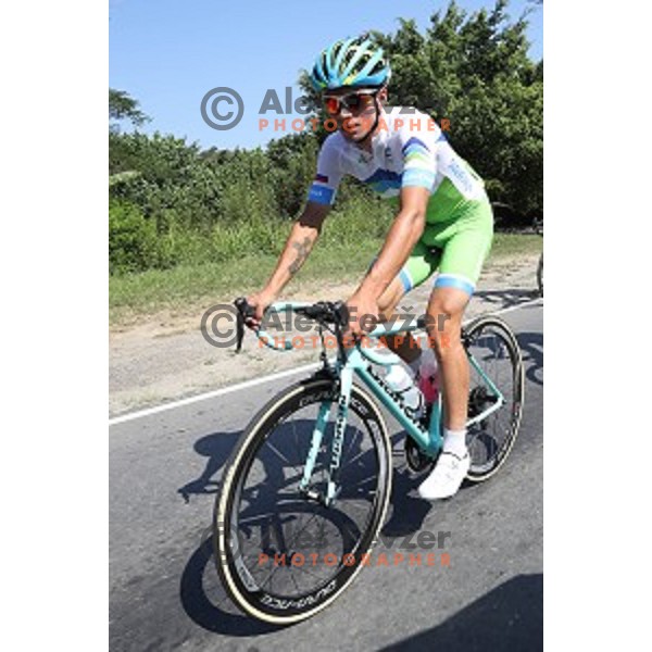 Primoz Roglic of Slovenia during practice for road cycling race on Grumari loop, Rio de Janeiro 2016 Olympic games on August 5, 2016