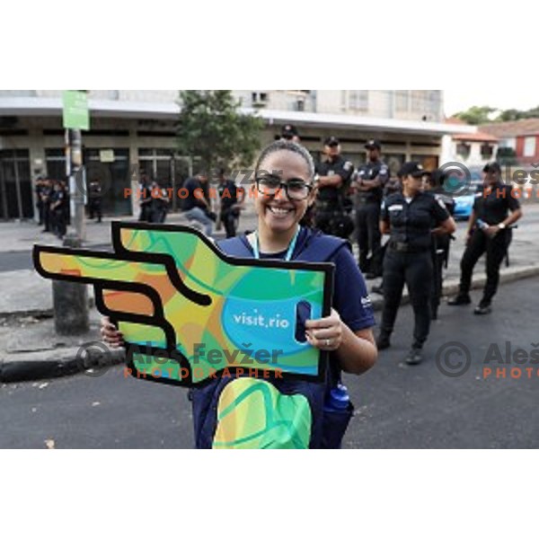 Opening Ceremony of Rio de Janeiro 2016 Olympic games at Maracana Stadium , Brasil on August 5, 2016