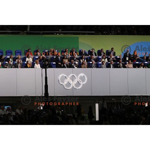 Opening Ceremony of Rio de Janeiro 2016 Olympic games at Maracana Stadium , Brasil on August 5, 2016