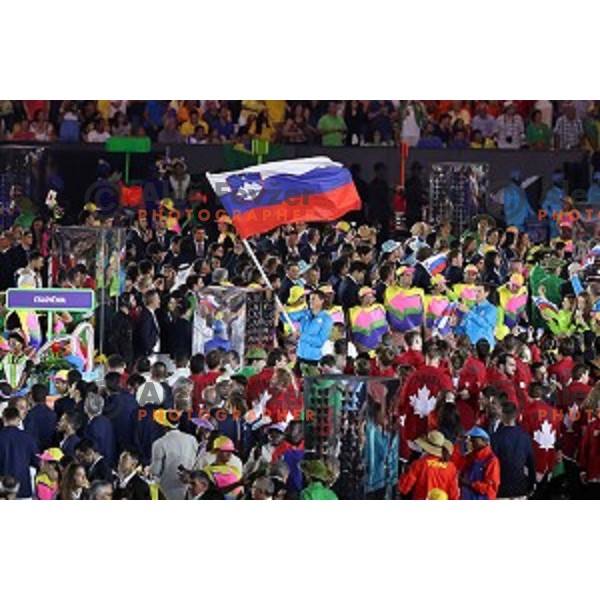 Opening Ceremony of Rio de Janeiro 2016 Olympic games at Maracana Stadium , Brasil on August 5, 2016