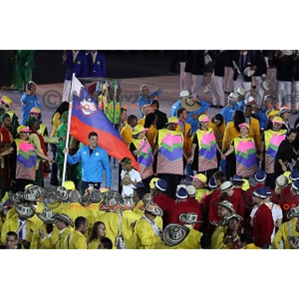 Opening Ceremony of Rio de Janeiro 2016 Olympic games at Maracana Stadium , Brasil on August 5, 2016