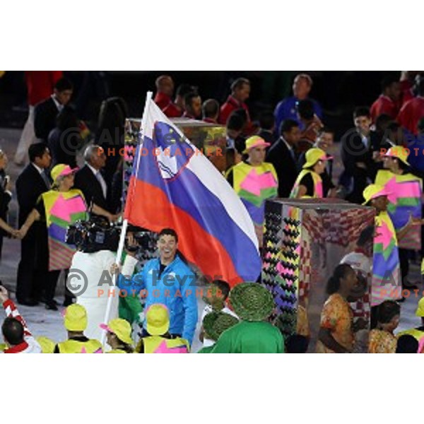 Opening Ceremony of Rio de Janeiro 2016 Olympic games at Maracana Stadium , Brasil on August 5, 2016