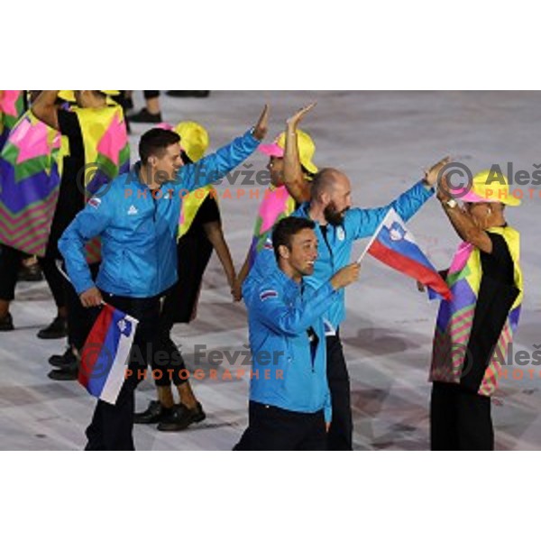 Opening Ceremony of Rio de Janeiro 2016 Olympic games at Maracana Stadium , Brasil on August 5, 2016