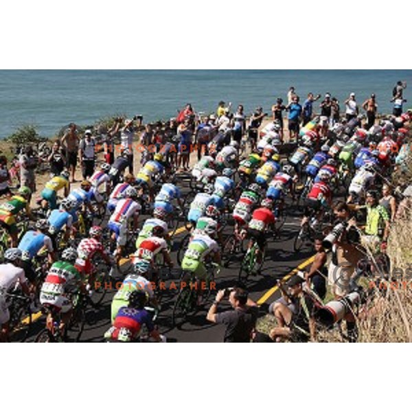Men\'s Road race at Rio de Janeiro 2016 Olympic games , Brasil on August 6, 2016