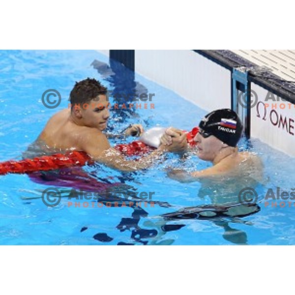 Anze Tavcar of Slovenia swims in qualification of 200 meters freestyle at Rio de Janeiro 2016 Olympic games , Brasil on August 7, 2016