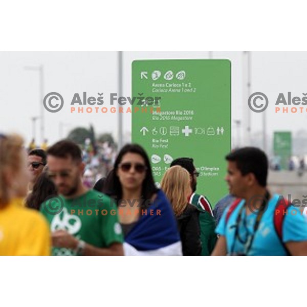 Barra Olympic park during Rio de Janeiro 2016 Olympic games , Brasil on August 7, 2016