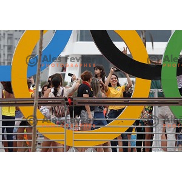 Barra Olympic park during Rio de Janeiro 2016 Olympic games , Brasil on August 7, 2016