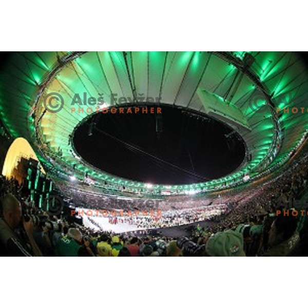 Opening Ceremony of Rio de Janeiro 2016 Olympic games at Maracana Stadium , Brasil on August 5, 2016