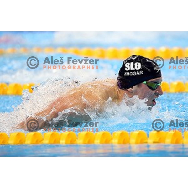 Robert Zbogar of Slovenia swims in qualification of 200 meters freestyle at Rio de Janeiro 2016 Olympic games , Brasil on August 8, 2016