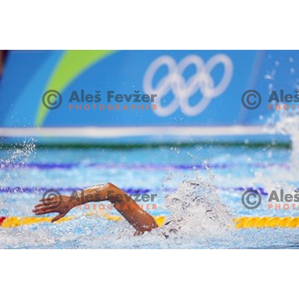 Federica Pellegrini (ITA) swims in qualification of women\'s 200 meters freestyle at Rio de Janeiro 2016 Olympic games , Brasil on August 8, 2016