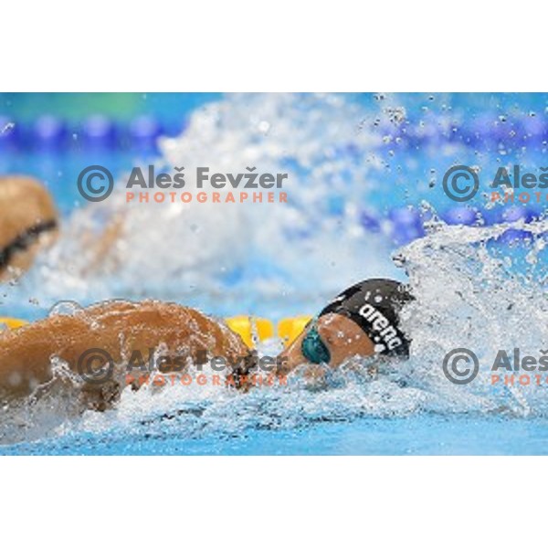Federica Pellegrini (ITA) swims in qualification of women\'s 200 meters freestyle at Rio de Janeiro 2016 Olympic games , Brasil on August 8, 2016