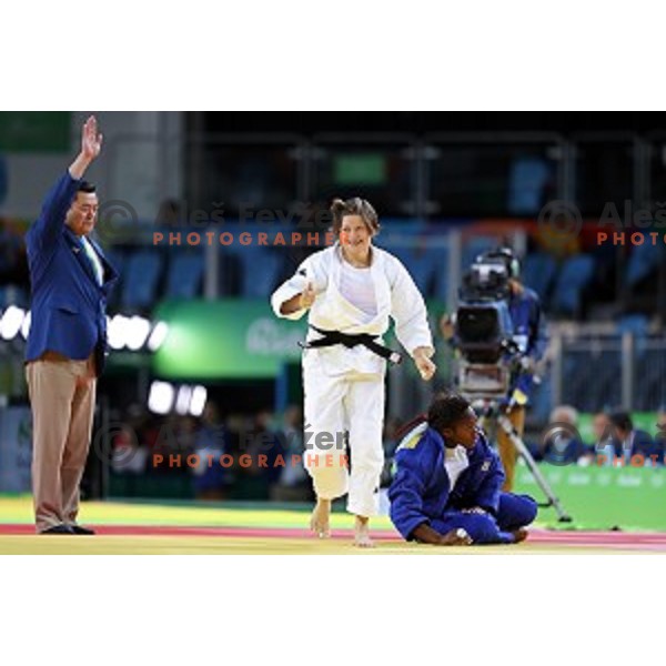 Tina Trstenjak (SLO) Olympic champion of Judo Women\'s -63 kg category at Rio de Janeiro 2016 Olympic games , Brasil on August 9, 2016