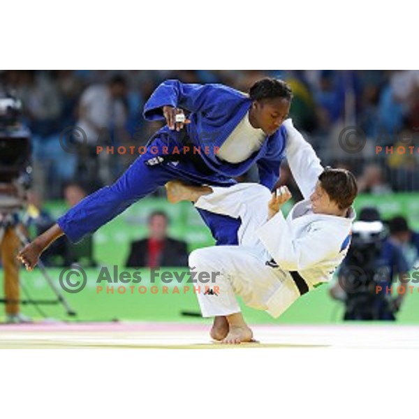 Tina Trstenjak (SLO) Olympic champion of Judo Women\'s -63 kg category at Rio de Janeiro 2016 Olympic games , Brasil on August 9, 2016