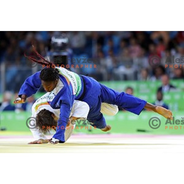 Tina Trstenjak (SLO) Olympic champion of Judo Women\'s -63 kg category at Rio de Janeiro 2016 Olympic games , Brasil on August 9, 2016