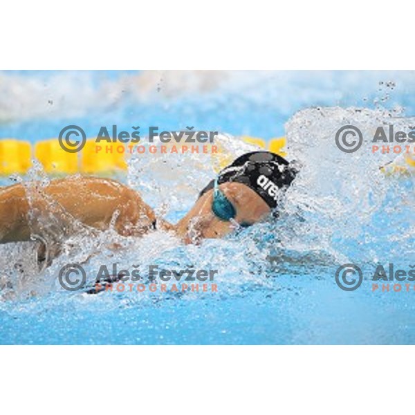 swims in the Final of 200 meters freestyle at Rio de Janeiro 2016 Olympic games , Brasil on August 9, 2016