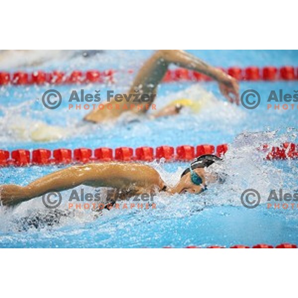 swims in the Final of 200 meters freestyle at Rio de Janeiro 2016 Olympic games , Brasil on August 9, 2016