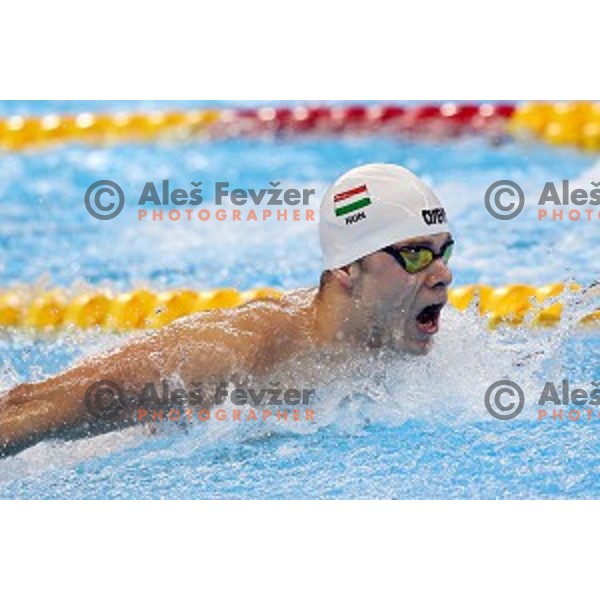 swims in the Final of 200 meters freestyle at Rio de Janeiro 2016 Olympic games , Brasil on August 9, 2016