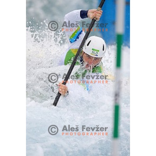 Peter Kauzer (SLO) winner of Silver Olympic medal in Men\'s Kayak slalom at Rio de Janeiro 2016 Olympic games , Brasil on August 10, 2016