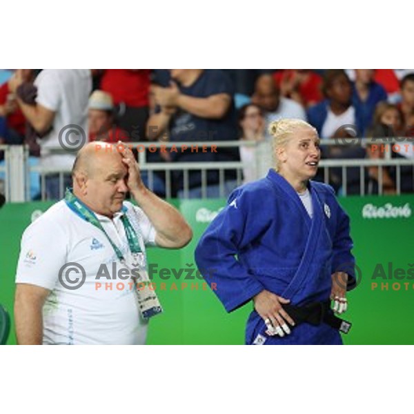 Anamari Velensek (SLO) Olympic bronze medalist in Judo Women\'s -78 kg category at Rio de Janeiro 2016 Olympic games , Brasil on August 11, 2016