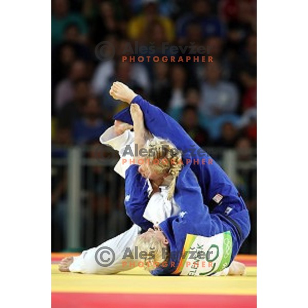 Anamari Velensek (SLO) Olympic bronze medalist in Judo Women\'s -78 kg category at Rio de Janeiro 2016 Olympic games , Brasil on August 11, 2016
