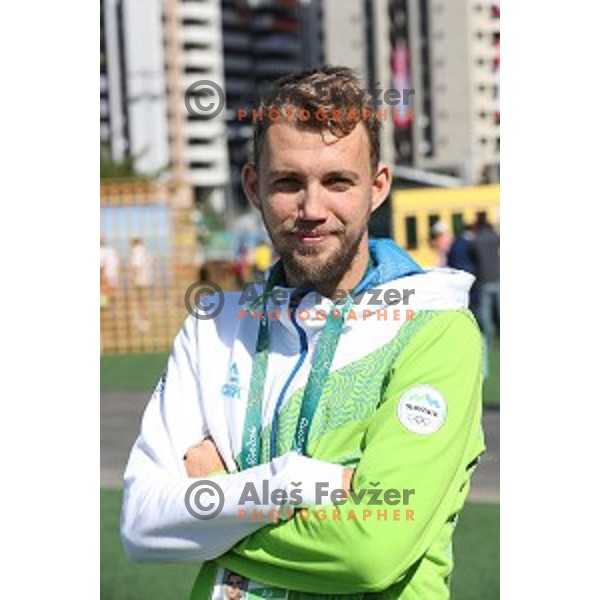 Zan Rudolf in Barra Olympic Village at Rio de Janeiro 2016 Olympic games , Brazil on August 11 , 2016
