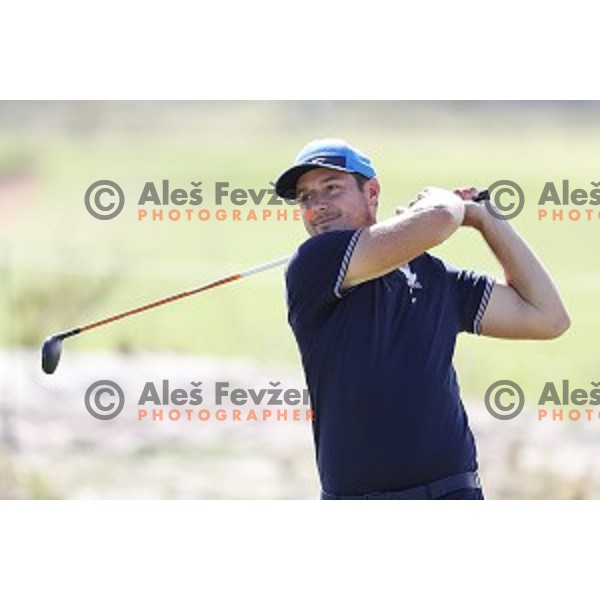 Julien Quesne (FRA) in action during second round of Olympic golf tournament at Barra Golf course during Rio de Janeiro 2016 Olympic games , Brazil on August 12 , 2016