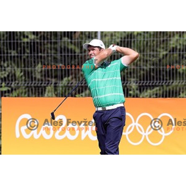 Padraig Harrington (IRL) in action during second round of Olympic golf tournament at Barra Golf course during Rio de Janeiro 2016 Olympic games , Brazil on August 12 , 2016