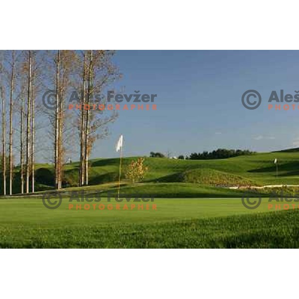 First and second green at Trnovo golf course in Ljubljana 30.9.2007. Photo by Ales Fevzer 