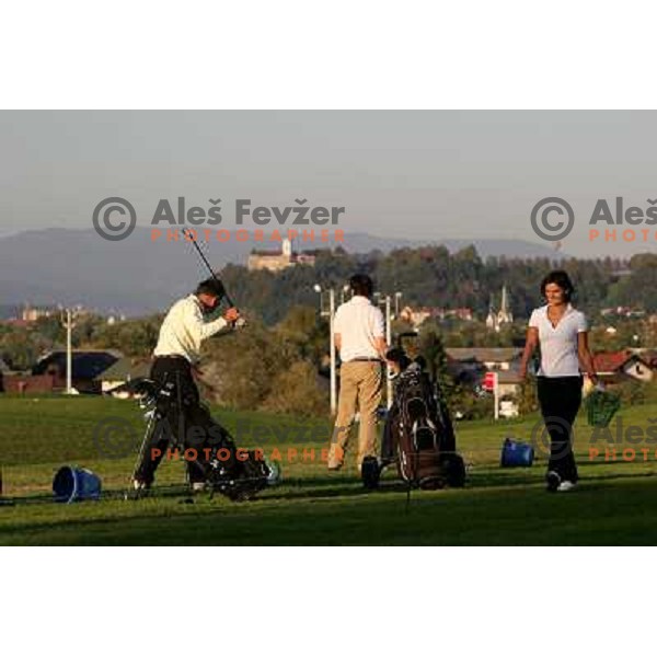 Driving range at Trnovo golf course in Ljubljana 30.9.2007. Photo by Ales Fevzer 