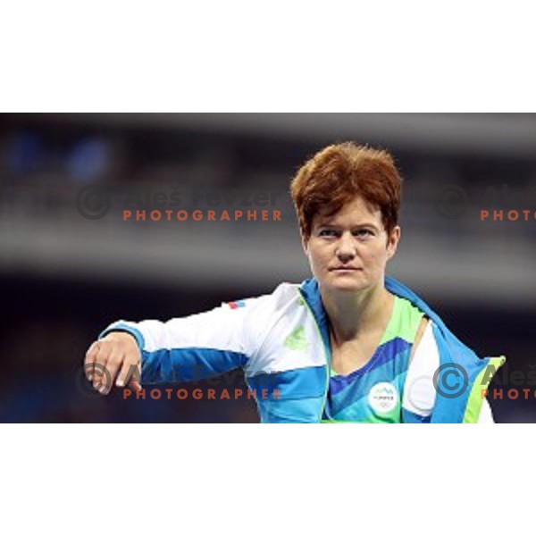 Martina Ratej of Slovenia in Women\'s javelin qualification at Olympic Stadium during Rio de Janeiro 2016 Olympic games , Brazil on August 16 , 2016