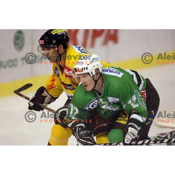 Jardine at match ZM Olimpija- Vienna Capitals in 4th round of EBEL league played in Ljubljana, Slovenia on 30.9.2007. ZM Olimpija won after penalty shot-out 4:3. Photo by Ales Fevzer 