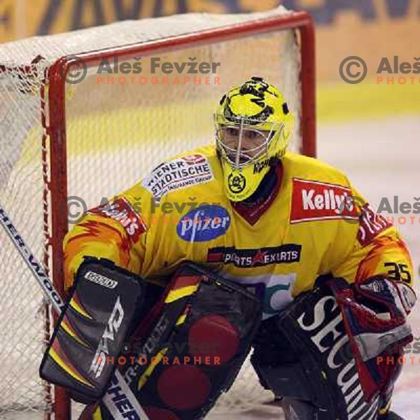 Labbe at match ZM Olimpija- Vienna Capitals in 4th round of EBEL league played in Ljubljana, Slovenia on 30.9.2007. ZM Olimpija won after penalty shot-out 4:3. Photo by Ales Fevzer 