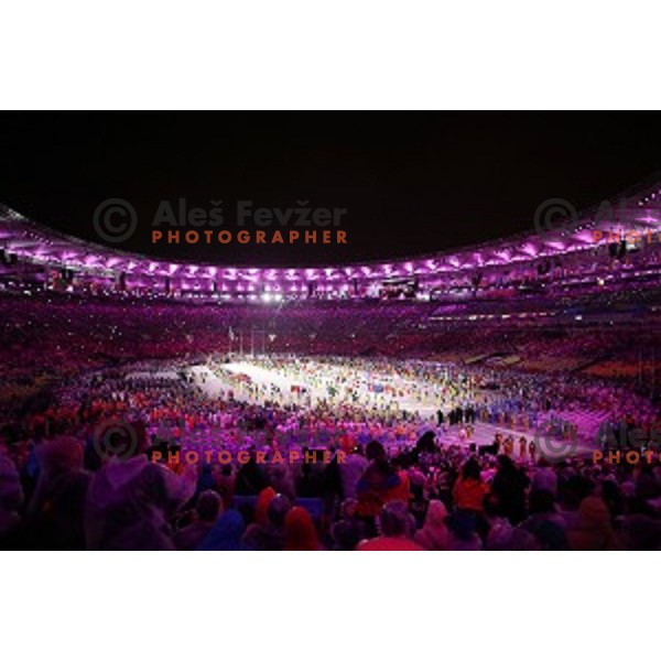 Closing Ceremony of Rio de Janeiro 2016 Olympic games on Maracana stadium , Brazil on August 21, 2016
