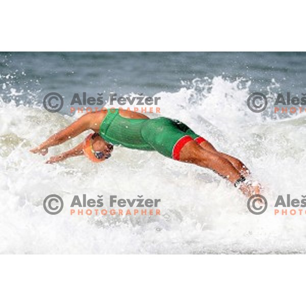 Women\'s Triathlon at Copacabana Beach during Rio de Janeiro 2016 Olympic games , Brazil on August 20 , 2016