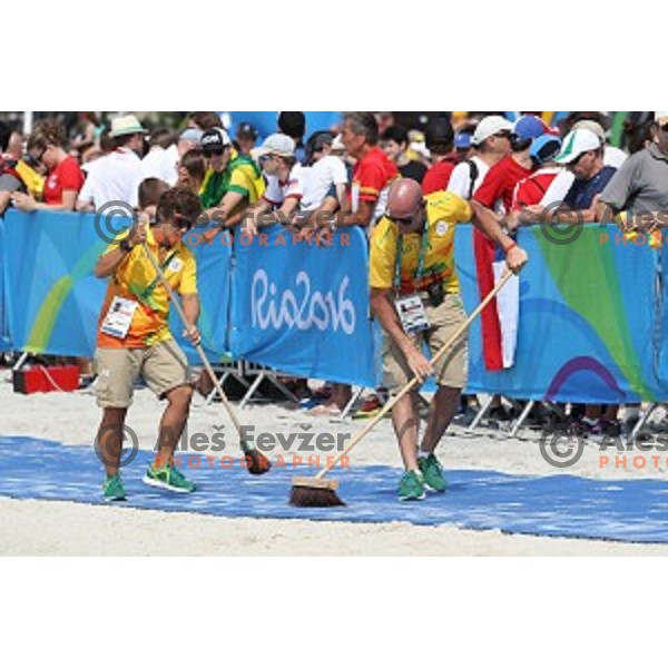 Women\'s Triathlon at Copacabana Beach during Rio de Janeiro 2016 Olympic games , Brazil on August 20 , 2016