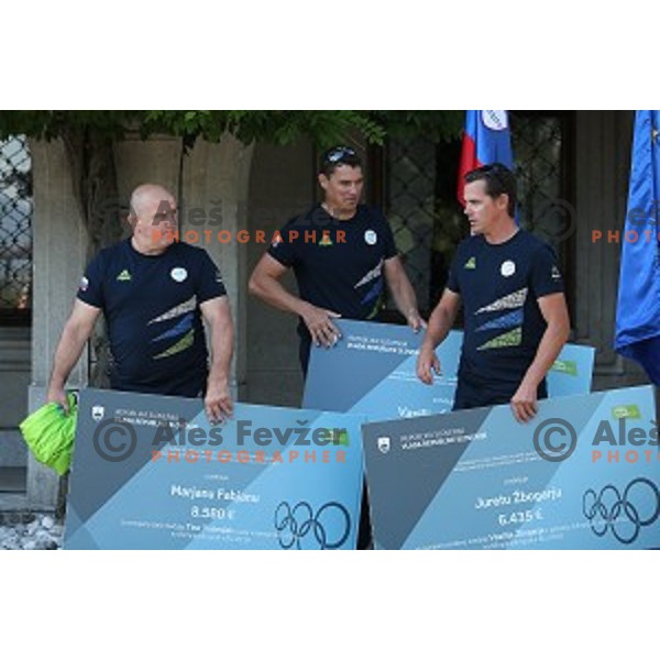 Reception for Slovenia Olympic Team by president of the Goverment of Slovenia in Ljubljana on August 26, 2016