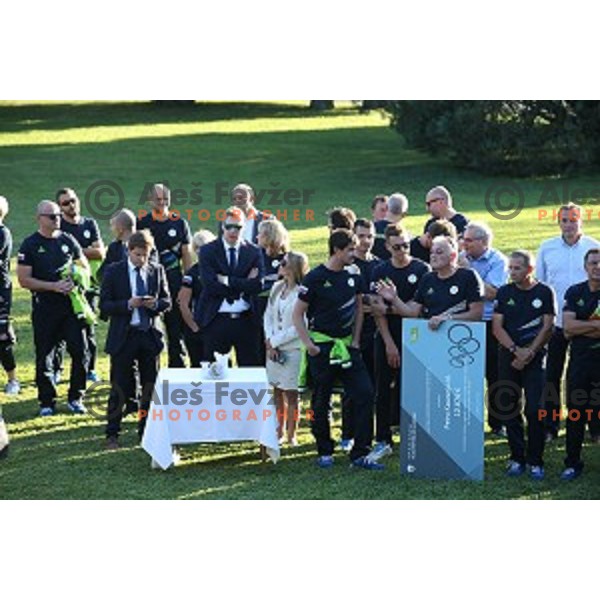 Reception for Slovenia Olympic Team by president of the Goverment of Slovenia in Ljubljana on August 26, 2016
