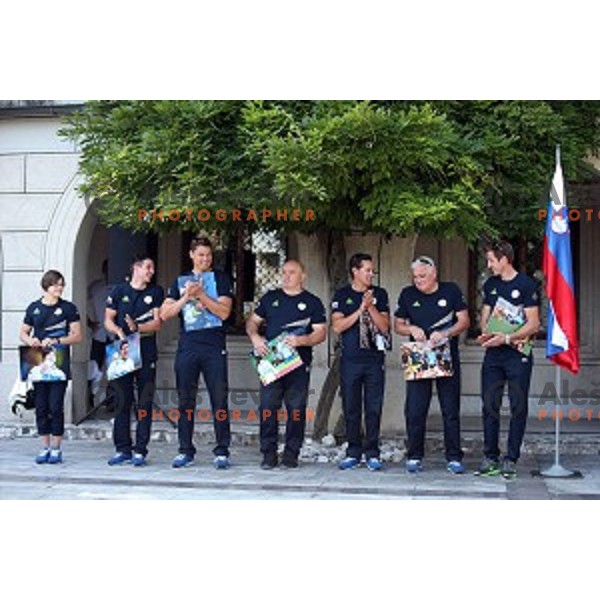 Reception for Slovenia Olympic Team by president of the Goverment of Slovenia in Ljubljana on August 26, 2016