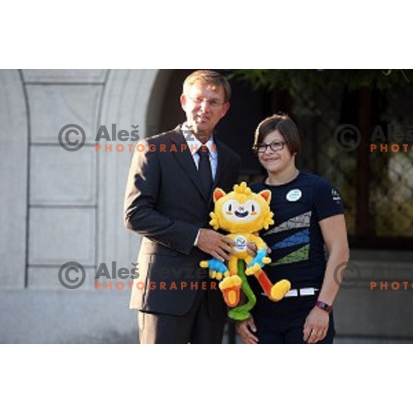Reception for Slovenia Olympic Team by president of the Goverment of Slovenia in Ljubljana on August 26, 2016