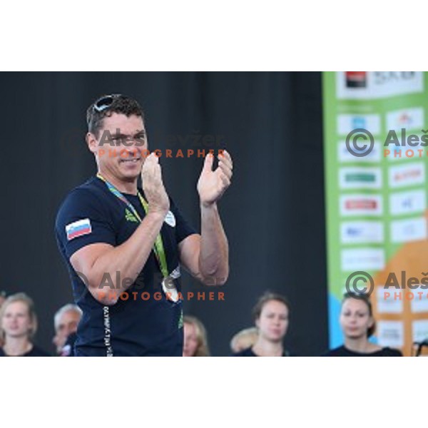 Reception for Slovenia Olympic Team in BTC City, Ljubljana on August 26, 2106