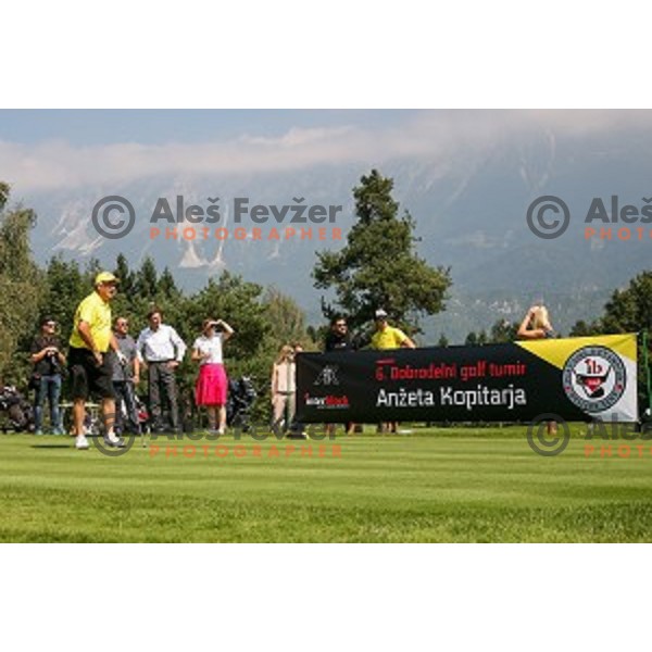 Anze Kopitar Charity golf tournament at Bled Golf Course, Slovenia on August 27, 2016